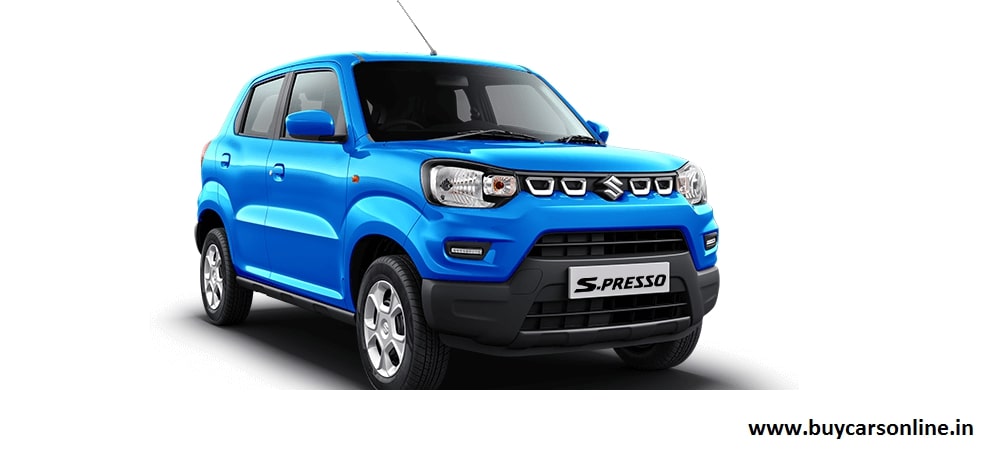 Maruti Suzuki S-presso blue